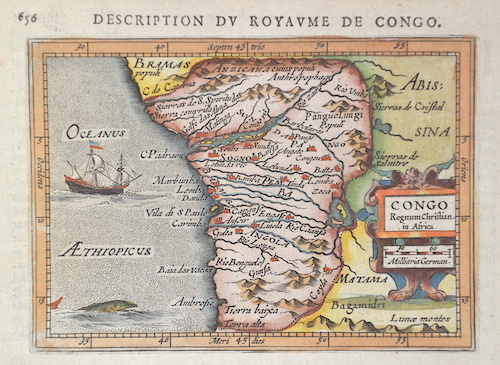 Description du royaume de Congo. / Congo Regnum Christian in Africa.