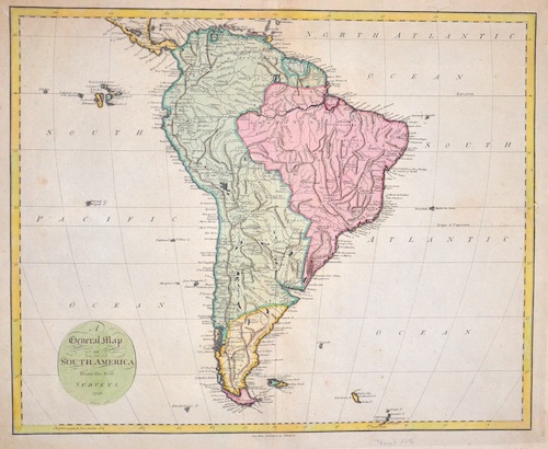 A General Map of South America From the Best Surveys.