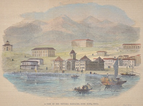 A view of the Victoria Barracks, Hong Kong , China