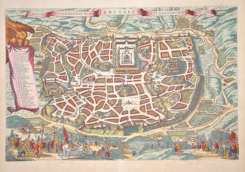 De heylige en wytvermaerde Stadt Ierusalem eerst genaemt salem Genesis 14. Vers 18.
