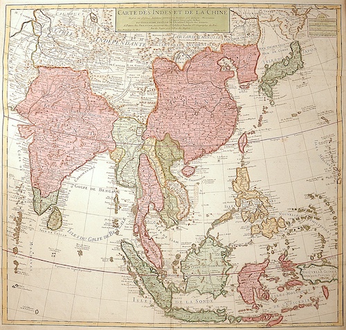 Carte des Indes et de la Chine
