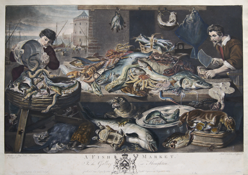 A Fish Market. In the Gallery at Houghton. Published Junw 1. st 1782 by John Boydell