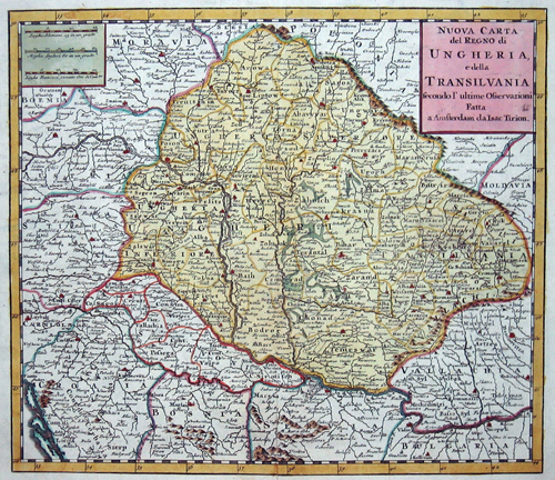 Nuova Carta del Ducato di Lucemburgo e della conteadi namur