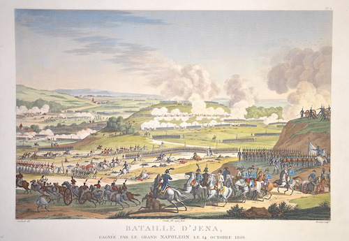 Bataille de Jena gagnée par le grand Napoleon le 14. Octobre 1806