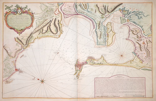 Carte Hydrographique de la Baye de Cadix