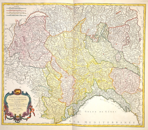 Partie occidentale de la Lombardie……Savoye, Piemont, Milan, Genes, Plaisance,