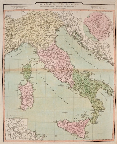 Tabula Italiae Antique Geographica