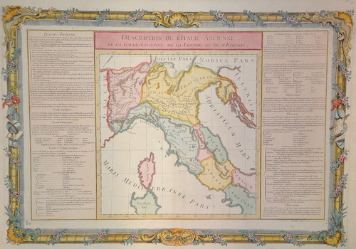Description de L’Italie-Ancienne de la Gaule-Cisalpine, de la Ligurie, et de L’Etrurie.