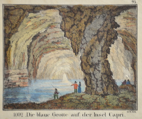 1002. Die blaue Grotte auf der Insel Capri.