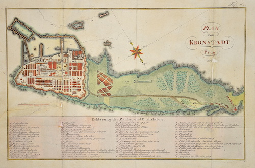 Plan von Kronstadt