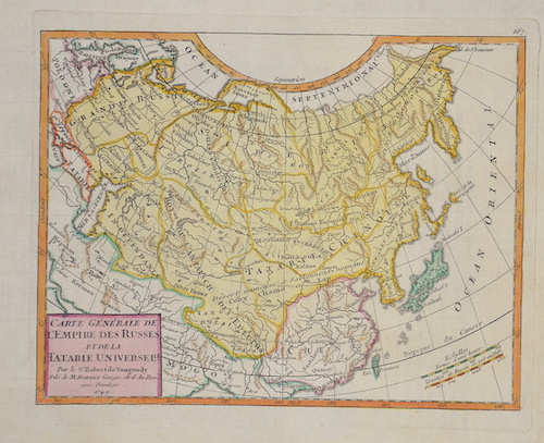 Carte Generale de l’Empire des Russes et de la Tatarie Universelle.