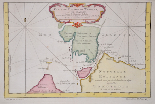 Carte du Détroit de Waeigats, ou de Nassau.