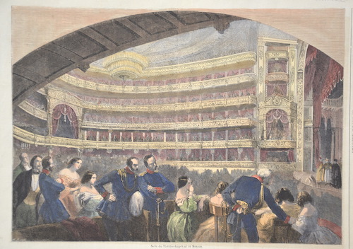 Salle du Theatre-Imperial de Moscou.