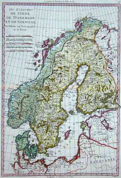 Les royaumes de Suede, de Danemark et de Norvege