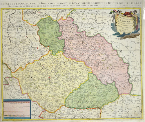 Les États de la Couronne de Boheme ou sont le Royaume de Boheme, le duché de Silesie…