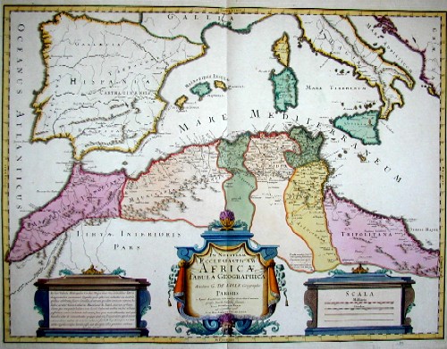 In Notitiam Ecclesiasticam Africae Tabula Geographica