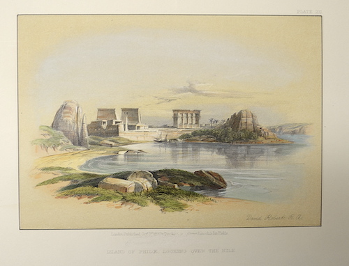 Island of Philoe, looking over the Nile