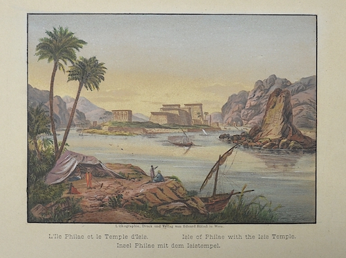 Insel Phailae mit dem Isis Tempel/ Isle of Philae with the Isis- Temple