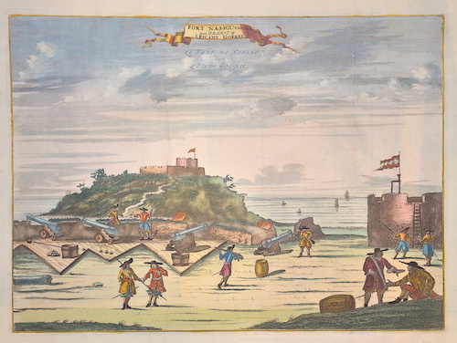 Fort Nassou van Binien met Oranje.op´t Eilant Goeree