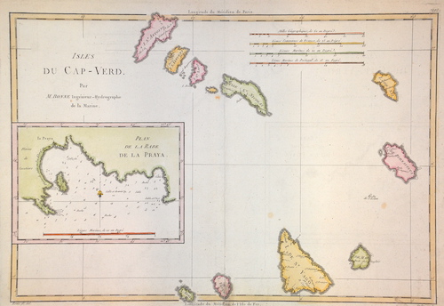 Isles du Cap- Verd. / Plan de la Rade De la Praya