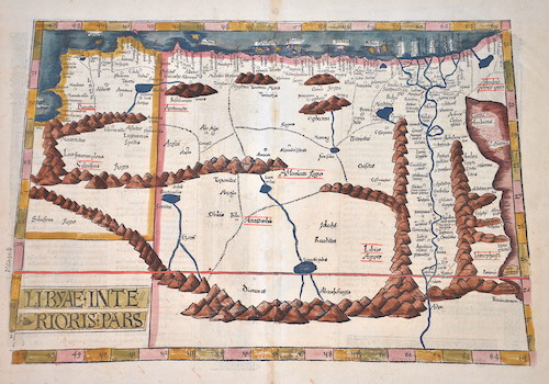 Libyae interioris pars- Tabula III Aphricae