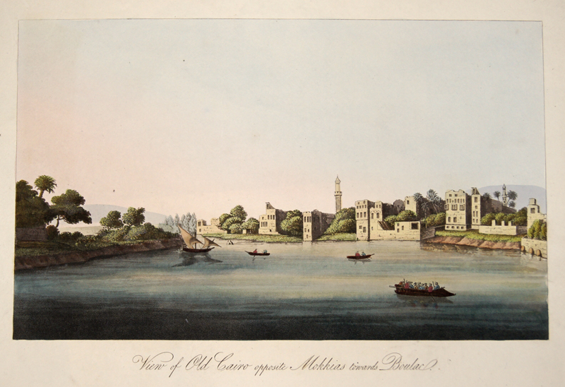 View of Old Cairo opposite Mokkias towards Boulac.