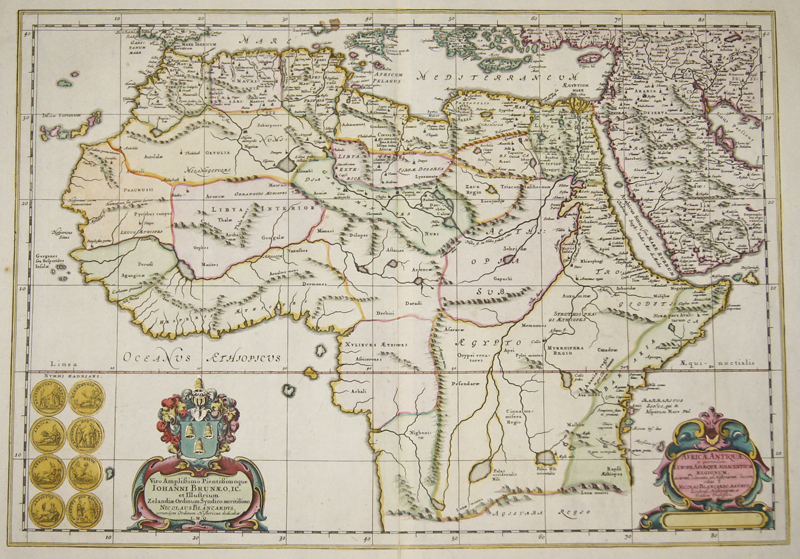 Africae Antiquae, et quarundam. Europae Asiaeque Adiacentium Regionum,..