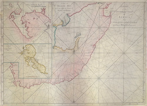 A Chart of the South-East Coast of Africa from C. Good-Hope to Delagoa Bay according to Wright’s Projection.