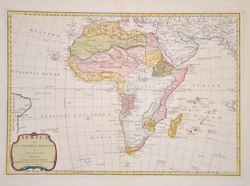 Africa and it’s Several Regions, By Samuel Dunn, Mathematician.
