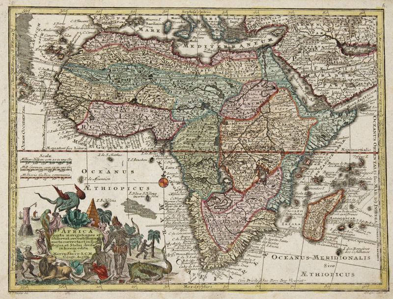 Africa juxta navigationes et observat recentissimas aucta correcta..