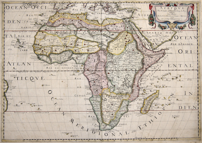 Afrique Par N. Sanson d’ Abbeville, Geog. du Roy