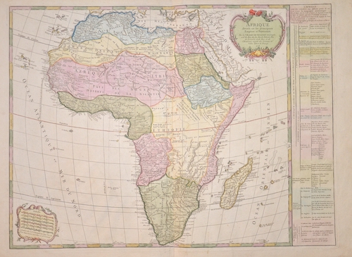 Afrique divisee en ses principaux Empires et Royaumes.