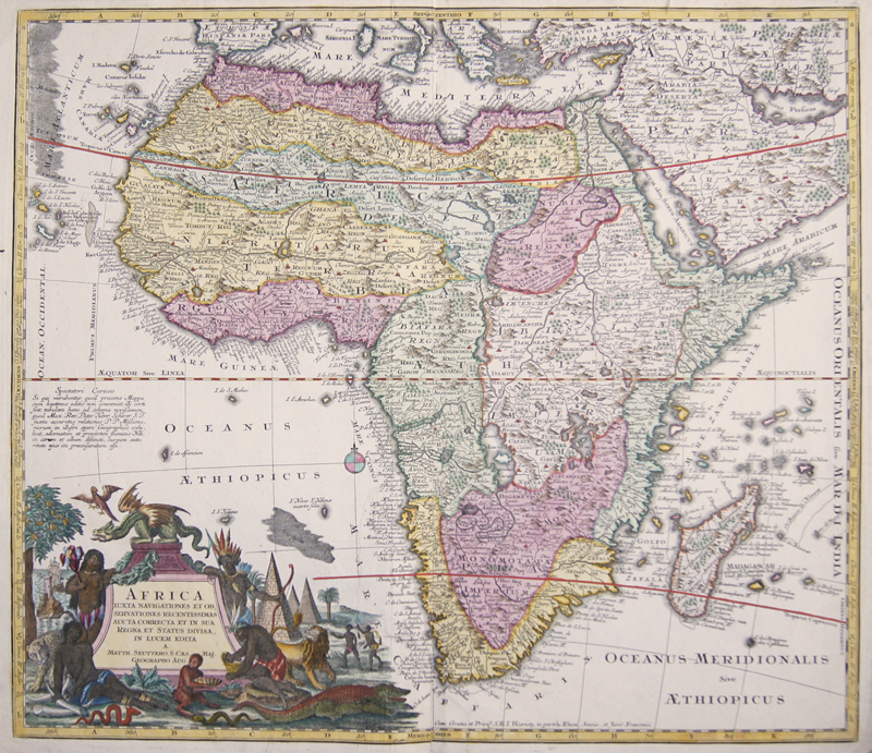 Africa juxta navigationes et observationes recentissimas aucta correcta et in sua regna et status divisa,..