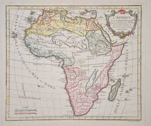 L’Afrique Par le S. Robert de Vaugondy