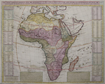 Nouvelle Carte de l’Afrique avec des remarques et des tables pour trouver sans peine les differents peu ples de cette partie du monde par les..