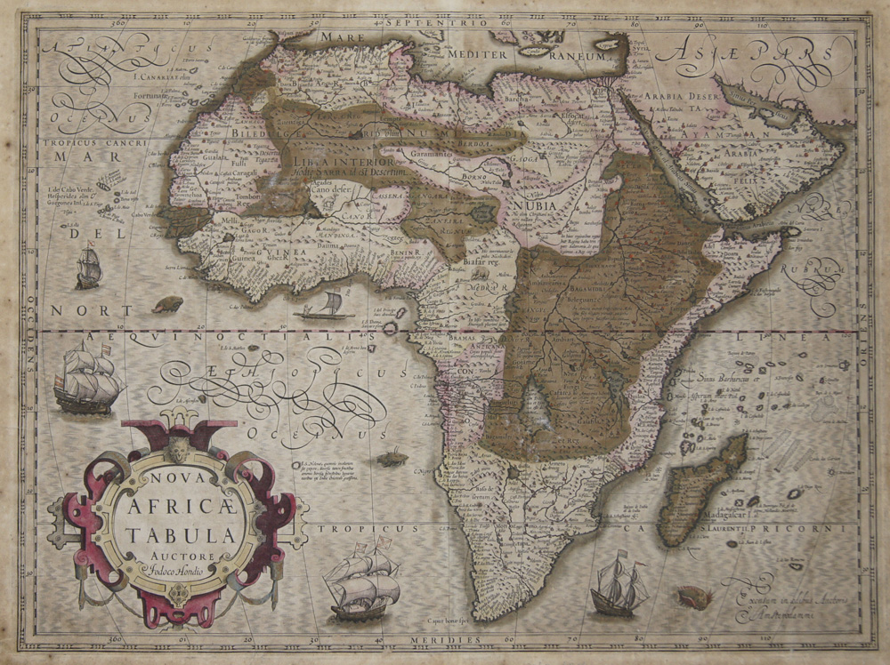 Nova Africae Tabula Auctore Jodoco Hondio