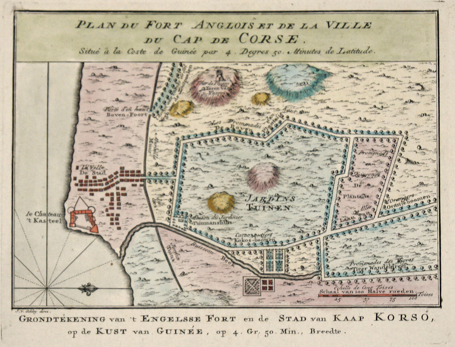 Plan du Fort Anglois et de la Ville du Cap de Corse.