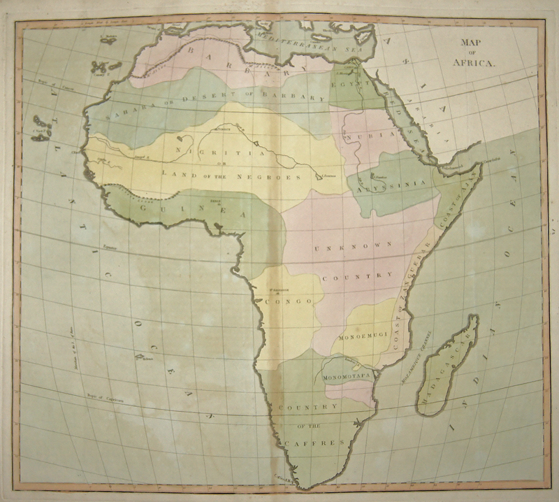 Map of Africa.