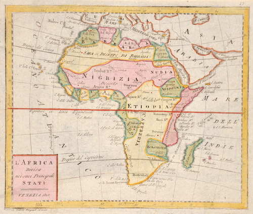 L’Africa Divisa nei suoi Princiupali  Stati