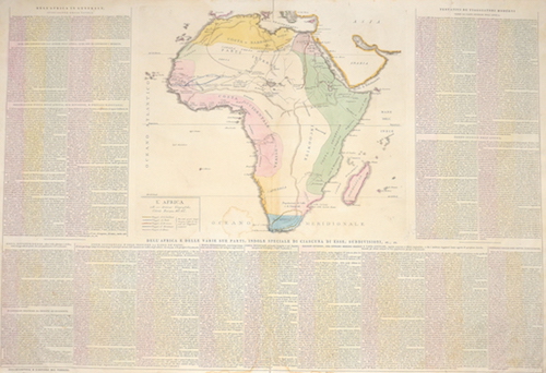 L’Africa colle sue divisioni Geografiche, Colonie Europee