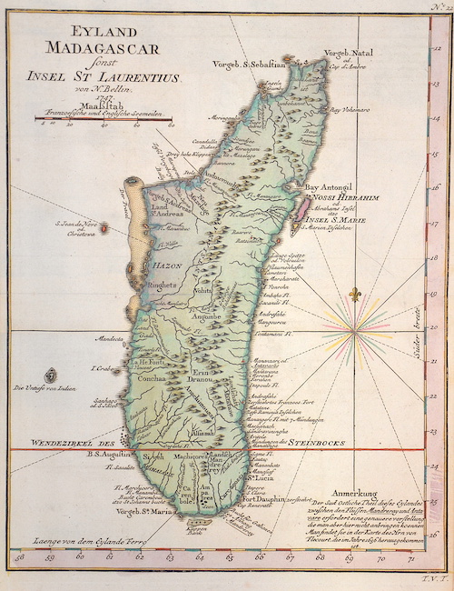 Eyland Madagascar sonst Insel St Laurentius.