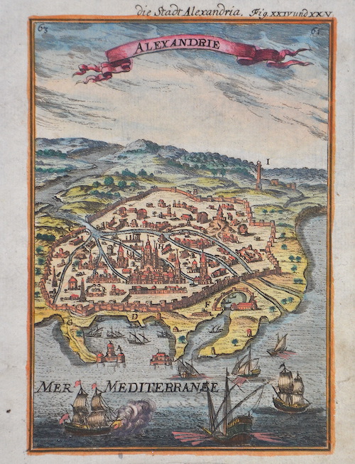 die Stadt Alexandria. Fig. XXIV und XXV / Alexandrie 63 64