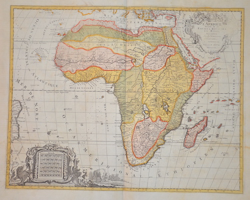 L’Afrique Divisee en ses Empires, Royaumes, et Etats Dressees