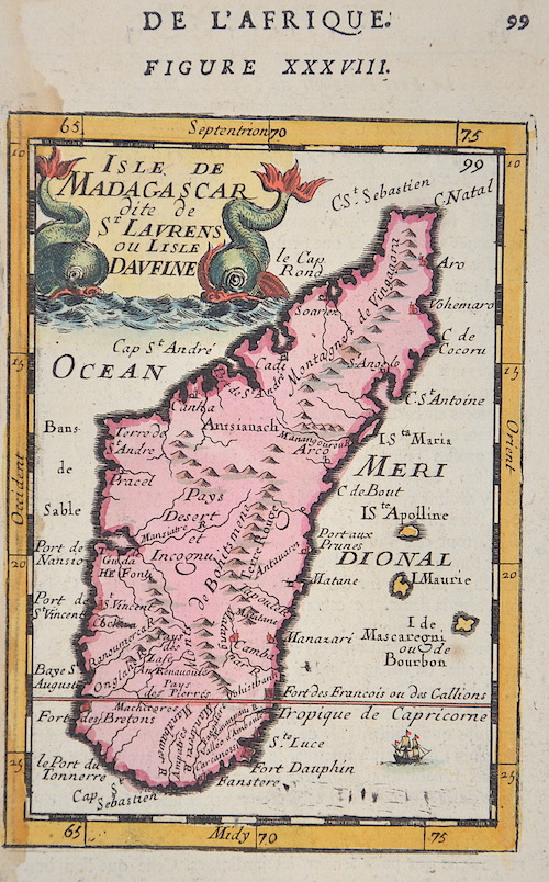 Isle de Madagascar dite de St. Laurenz ou el isle Davfine