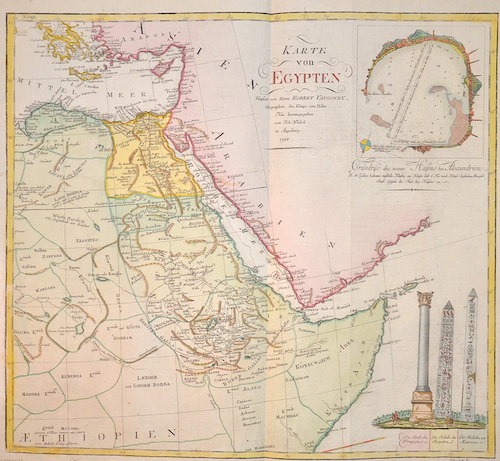 Karte von Egypten