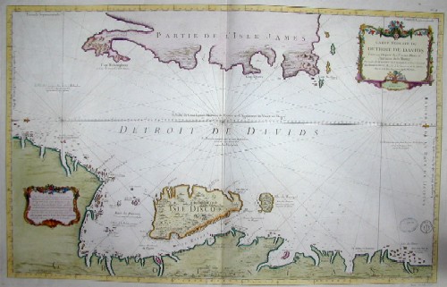 Carte reduite du Detroit de Davids. Faite au Depost des Cartes Plans et Journaux de la marine