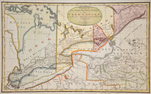 Charte der neuen Niederlassungen in Ober Canada nach der Smythschen Charte
