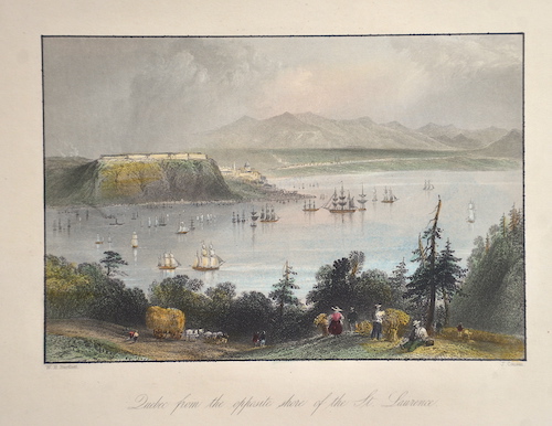 Quebec, from the opposite shore of the St. Laurence