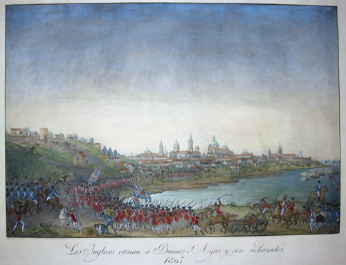 Los Ingleses atacan a Buenos- Ayres y son rechazados 1807