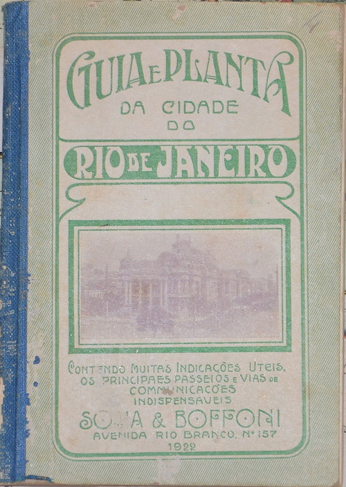 Planta Parcial da cidade do Rio de Janeiro edithdh por Soria & Boffoni.